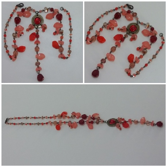 Multi Color Beaded Necklace - Picture 6 of 8